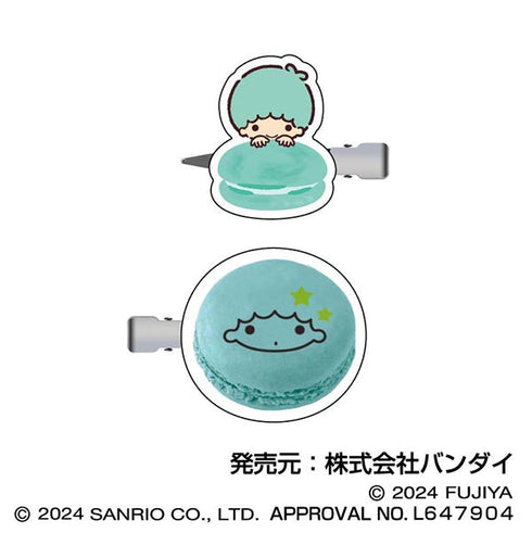 『サンリオキャラクターズ』マカロン ヘアクリップ 07 キキ(リトルツインスターズ)